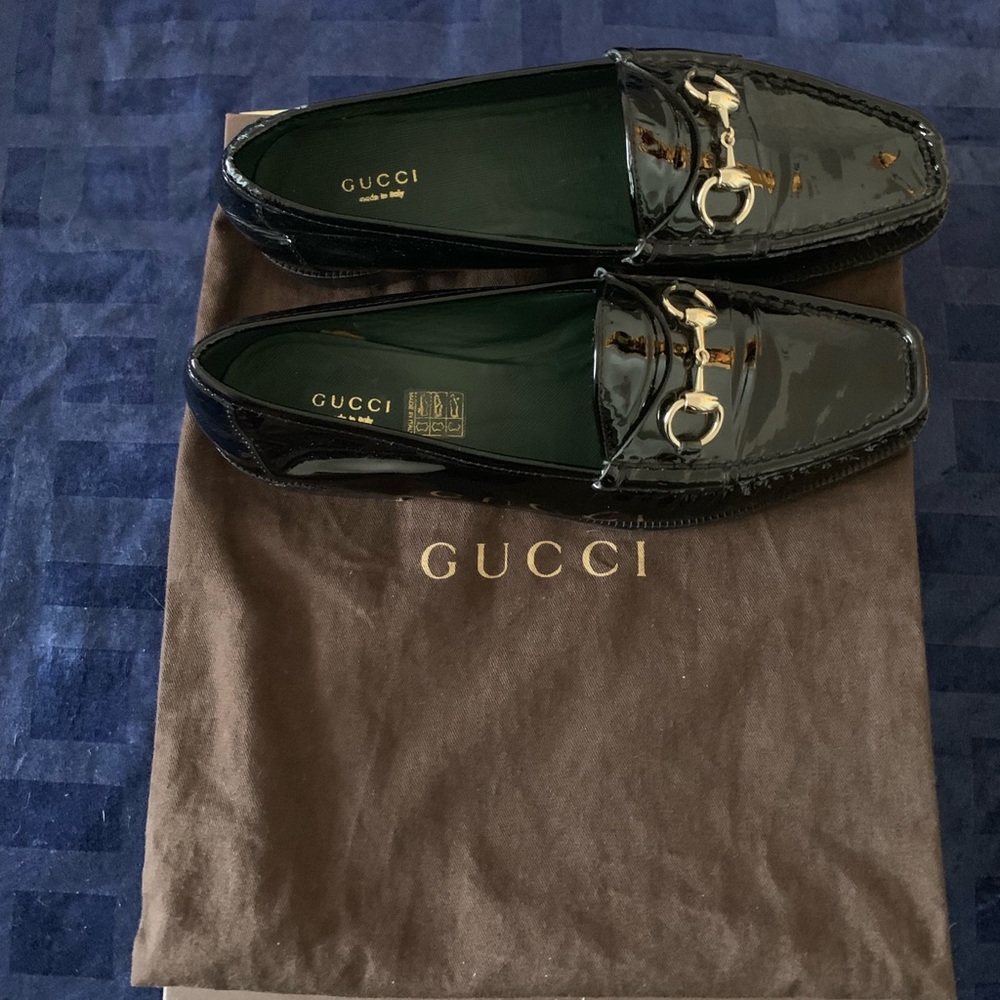 Gucci men’s Italian horsebit loafer size 40